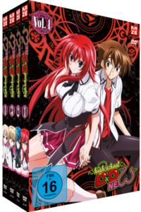 Highschool DxD New - Staffel 2 - Gesamtausgabe - Vol.1-4 (4 DVDs)