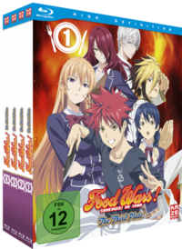 Food Wars! The Third Plate - Gesamtausgabe - Bundle - Vol.1-4 - Blu-ray - Ohne Schuber