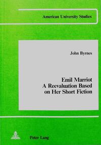 Emil Marriot- A Reevaluation Based on her Short Fiction