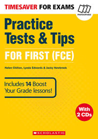 Timesaver 'Practice Tests & Tips', For First (FCE), mit 2 Audio-CDs