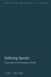 Defining Species