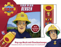Feuerwehrmann Sam - Feuer in den Bergen - Pop-up-Buch mit Taschenlampe - 5 Geräusche - Cover