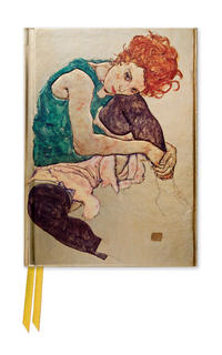 Premium Notizbuch DIN A6: Egon Schiele, Sitzende Frau