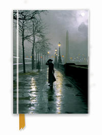 Premium Notizbuch DIN A5: London im Straßenlaternenlicht