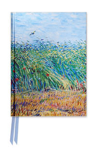 Premium Notizbuch DIN A6: Vincent van Gogh, Getreidefeld mit Mohnblumen und Lerche