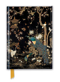 Premium Notizbuch DIN A5: Ashmolean Museum, Bestickter Wandbehang mit Pfau