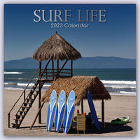 Surf Life - Surfen - Surfing 2023 - 16-Monatskalender