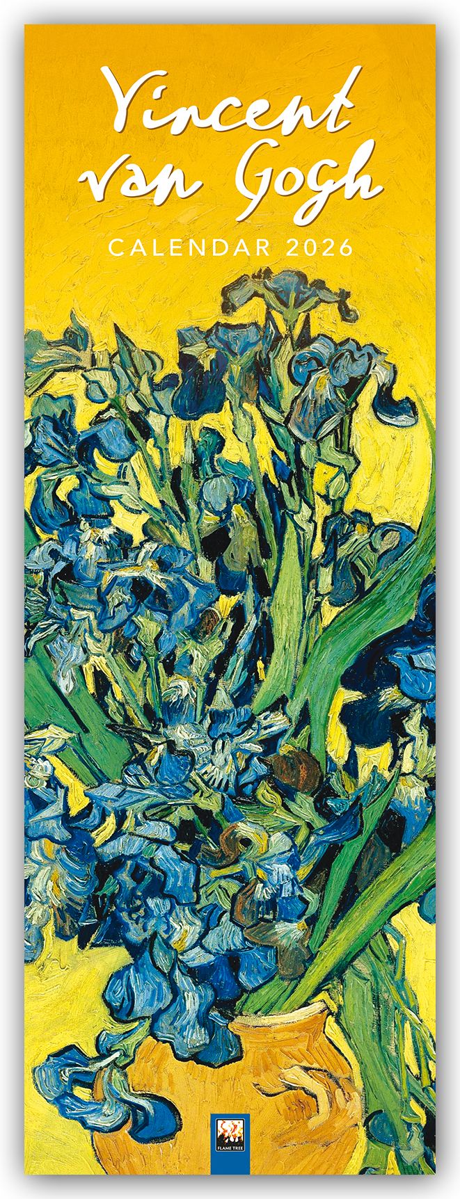 Cover-Abbildung für Vincent van Gogh – Slimline-Kalender 2026 – Original Flame Tree Publishing-Kalender Slimeline [Kalender] (99999---978-1-83562-451-7)