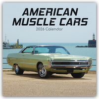 Cover-Abbildung für American Muscle Cars – Amerikanische Muscle-Cars 2026 – 16-Monatskalender (99999---978-1-83622-700-7)