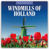Cover-Abbildung für Windmills of Holland – Windmühlen der Niederlande 2026 – 16-Monatskalender (99999---978-1-83701-032-5)