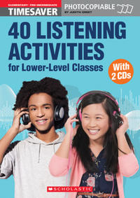 Timesaver '40 Listening Activities for Lower-Level Classes', mit 2 Audio-CDs