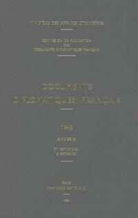 Documents diplomatiques français