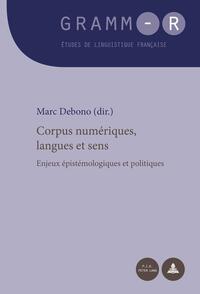 Corpus numériques, langues et sens