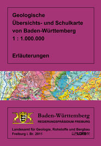 Geologische Übersichts- und Schulkarte von Baden-Württembreg 1 : 1 000 000