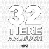 32 Tiere Malbuch