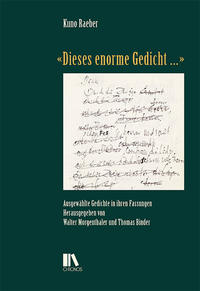 'Dieses enorme Gedicht ...'
