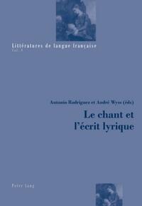 Le chant et l’écrit lyrique