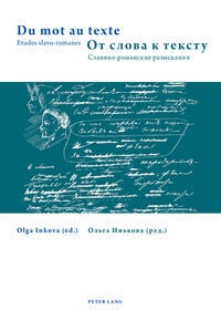 Du mot au texte- От слова к тексту