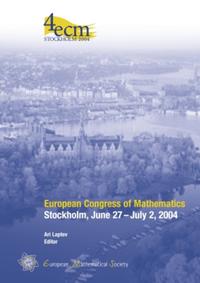 European Congress of Mathematics, Stockholm, June 27 -July 2, 2004