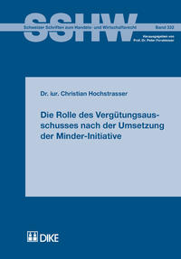 Die Rolle des Vergütungsausschusses nach der Umsetzung der Minder-Initiative