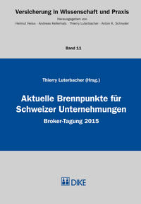 Aktuelle Brennpunkte für Schweizer Unternehmungen