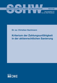 Kriterium der Zahlungsunfähigkeit in der aktienrechtlichen Sanierung