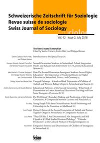 Schweizerische Zeitschrift für Soziologie 42/2