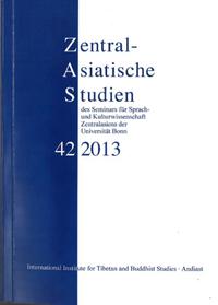 Zentralasiatische Studien 42 (2013)