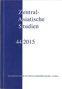 Zentralasiatische Studien 44 (2015)