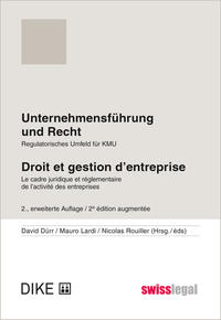 Unternehmensführung und Recht / Droit et gestion d'entreprise