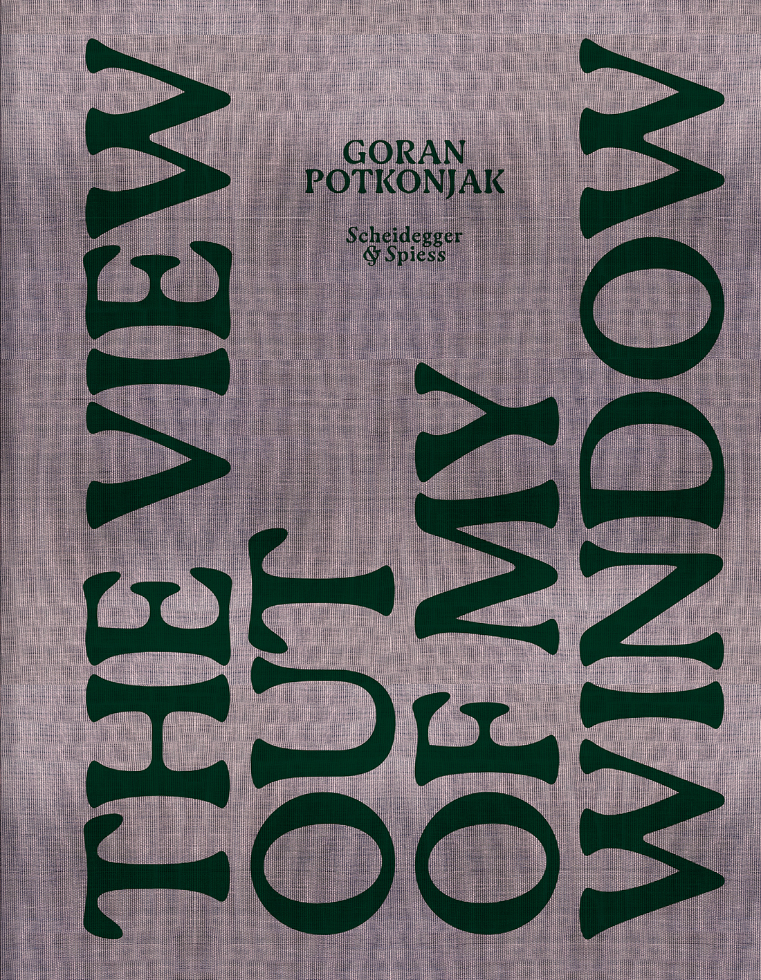 Cover-Abbildung für The View Out of My Window (Hardcover) (99999---978-3-03942-304-0)