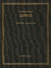 Gottfried Wilhelm Leibniz: Sämtliche Schriften und Briefe. Politische Schriften / 1695–1697