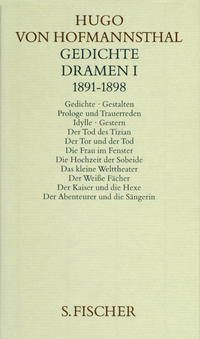 Gedichte/Dramen I, 1891-1898