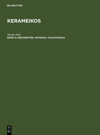 Kerameikos / Inschriften. Ostraka. Fluchtafeln