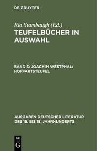 Teufelbücher in Auswahl / Joachim Westphal: Hoffartsteufel