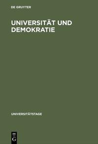 Universität und Demokratie