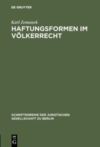 Haftungsformen im Völkerrecht