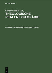 Theologische Realenzyklopädie / Kirchenrechtsquellen - Kreuz