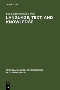 Language, Text and Knowledge