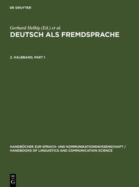 Deutsch als Fremdsprache / Deutsch als Fremdsprache. 2. Halbband