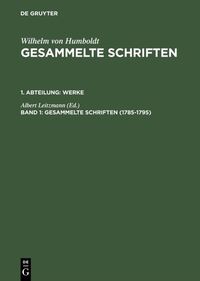 Gesammelte Schriften. Werke