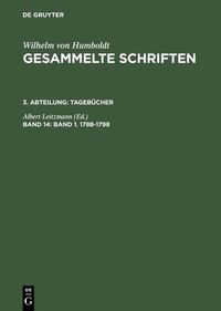 Gesammelte Schriften. Tagebücher