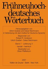 Frühneuhochdeutsches Wörterbuch / handel - heimkuh