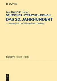 Deutsches Literatur-Lexikon. Das 20. Jahrhundert