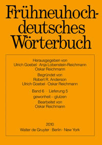 Frühneuhochdeutsches Wörterbuch / gewonheit - glutzen