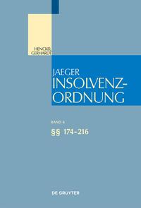 Insolvenzordnung / §§ 174-216