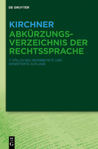 Abkürzungsverzeichnis der Rechtssprache