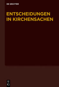 Entscheidungen in Kirchensachen seit 1946 / 1.1.-30.6.2014