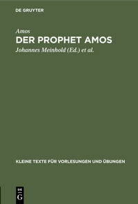 Der Prophet Amos