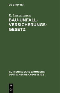 Bau-Unfallversicherungsgesetz